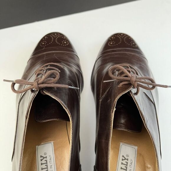 Bally Gino Vintage Made in Italy Size 10.5 3E Mens‎ Shoes, Bally Gino Mens 280 - Picture 6 of 11